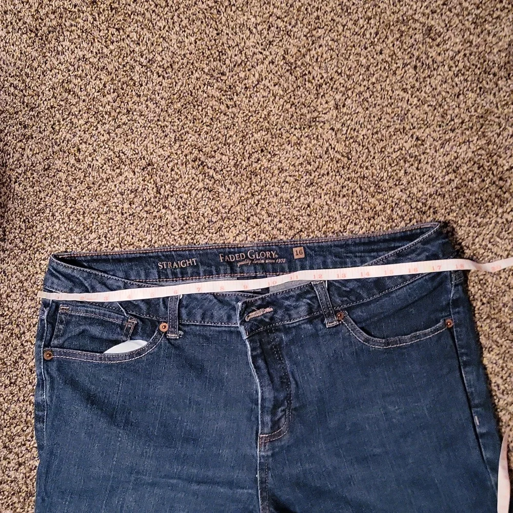 EUC Faded Glory Straight leg. Size 16P - Picture 5 of 7
